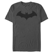 Men's Batman Logo Classic Graphic Tee Charcoal 2X Large